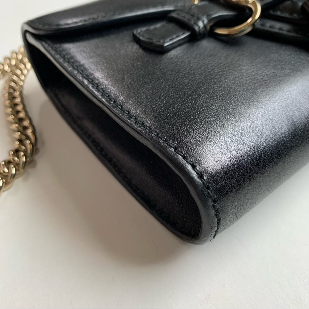 GUCCI Emily Calfskin Horsebit Tassle Chain Small Bag - Picture 11 of 17